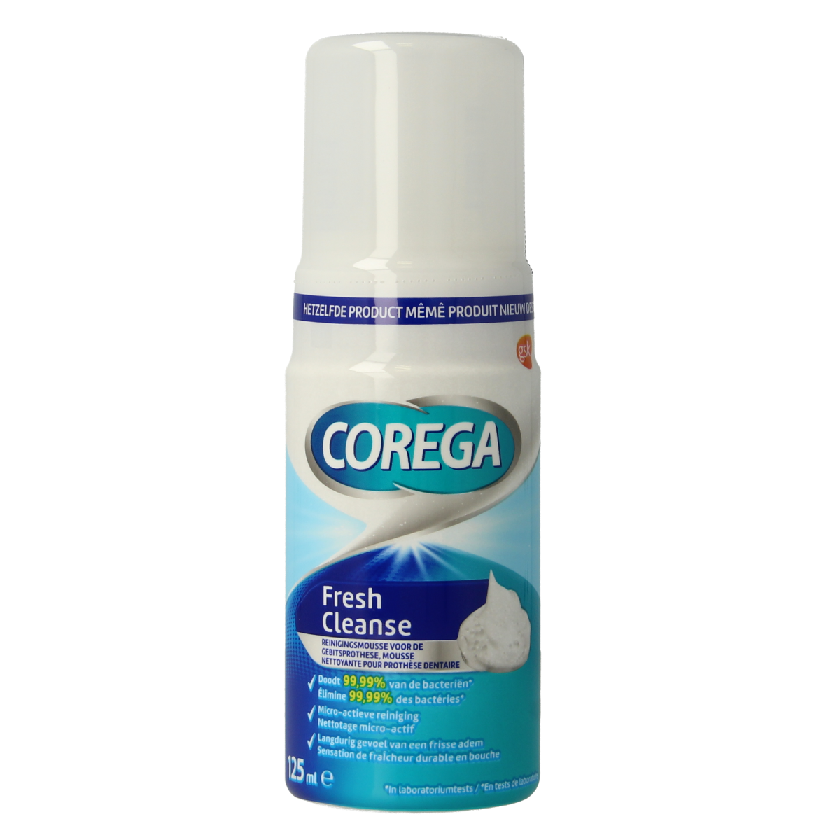 Corega Fresh cleanse mousse 125.00 Milliliter