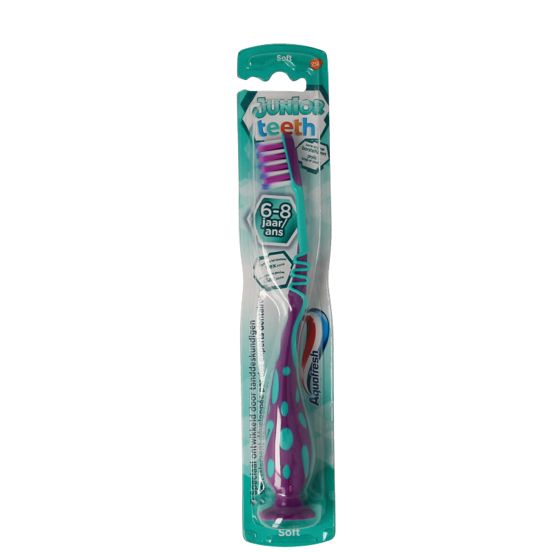 Aquafresh Tandenborstel kids junior teeth 6+ jaar 1 Stuks