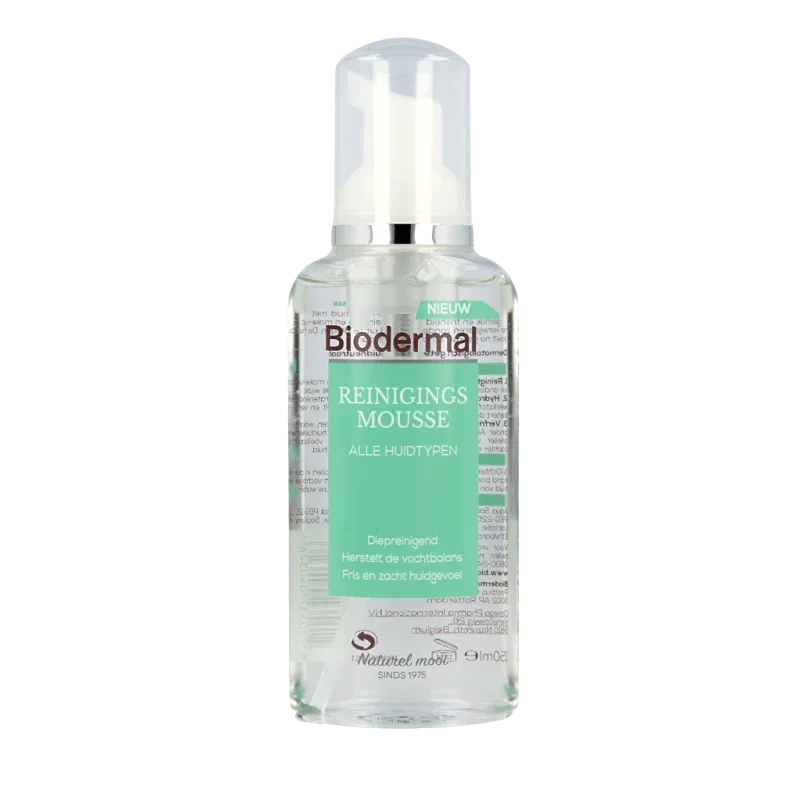 Biodermal Reinigingsmousse alle huidtypen 150 Milliliter