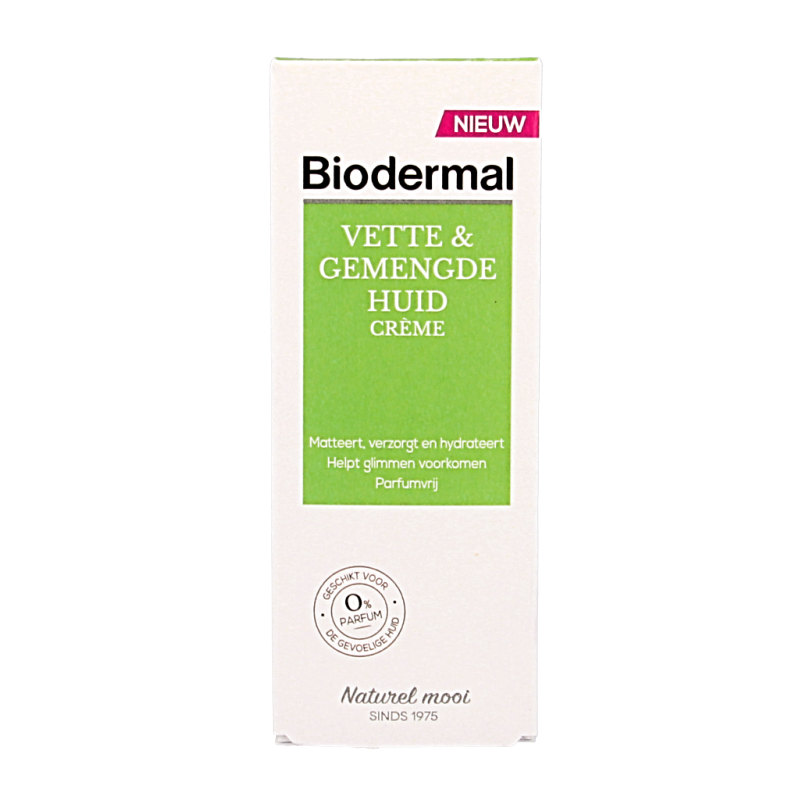 Biodermal Vet & gemengde huid creme 50 Milliliter