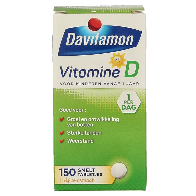 Davitamon Vitamine D kind smelttablet 150 Tabletten
