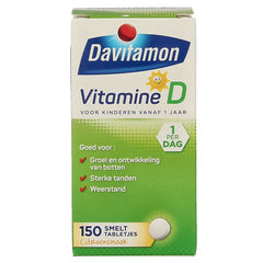 Davitamon Vitamine D kind smelttablet 150 Tabletten