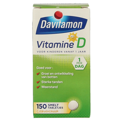 Davitamon Vitamine D kind smelttablet 150.00 Tabletten