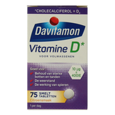 Davitamon Vitamine D volwassenen smelttablet 75.00 Tabletten
