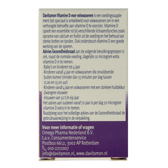 Davitamon Vitamine D volwassenen smelttablet 75.00 Tabletten