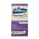 Davitamon Vitamine D volwassenen smelttablet 150.00 Tabletten