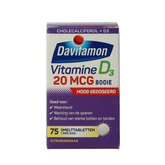 Davitamon Vitamine D3 forte smelttablet 75 Tabletten