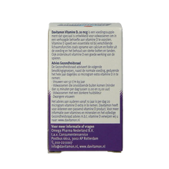 Davitamon Vitamine D3 forte smelttablet 75 Tabletten