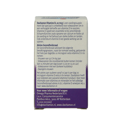 Davitamon Vitamine D3 forte smelttablet 75 Tabletten