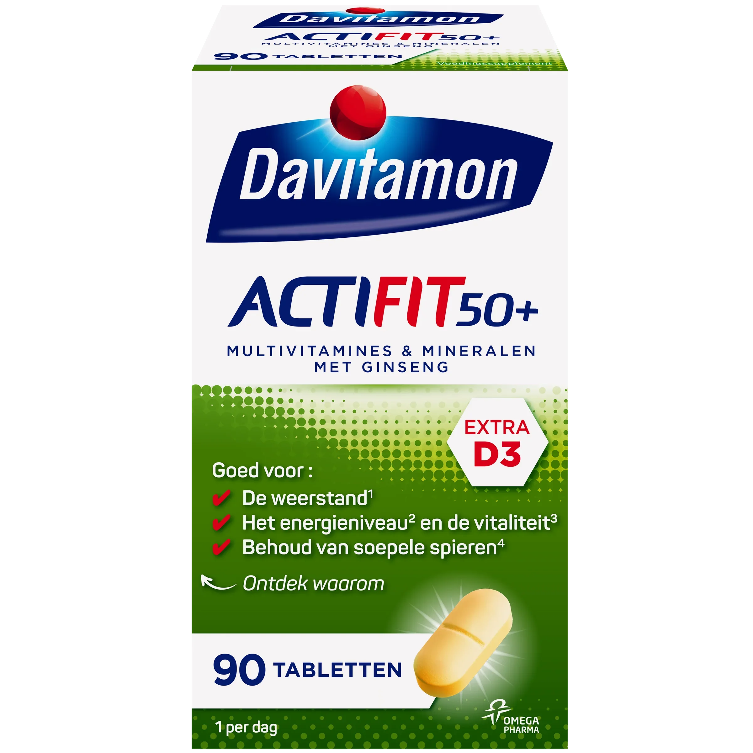 Davitamon Actifit 50+ 90 Tabletten