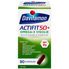 Davitamon Actifit 50+ omega 3 90 Capsules
