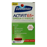 Davitamon Actifit 65+ omega 3 80.00 Capsules