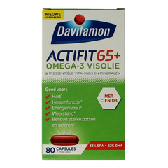 Davitamon Actifit 65+ omega 3 80 Capsules