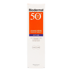 Biodermal Anti age creme gezicht SPF50+ 40.00 Milliliter