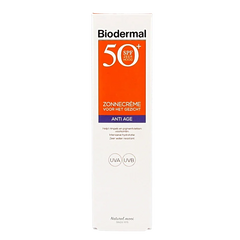 Biodermal Anti age creme gezicht SPF50+ 40 Milliliter
