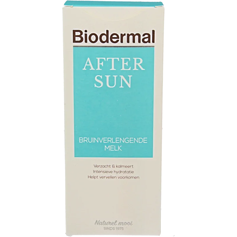 Biodermal Aftersun bruinverlengende melk 200 Milliliter