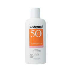 Biodermal Zonnemelk gevoelige huid SPF50+ 200.00 Milliliter