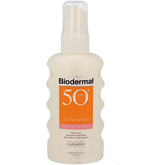 Biodermal Zonnespray gevoelige huid SPF50+ 175 Milliliter