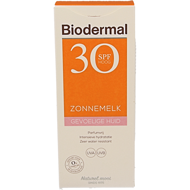 Biodermal Zonnemelk gevoelige huid SPF30 200.00 Milliliter