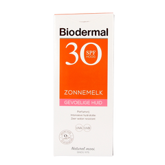 Biodermal Zonnemelk gevoelige huid SPF30 200.00 Milliliter