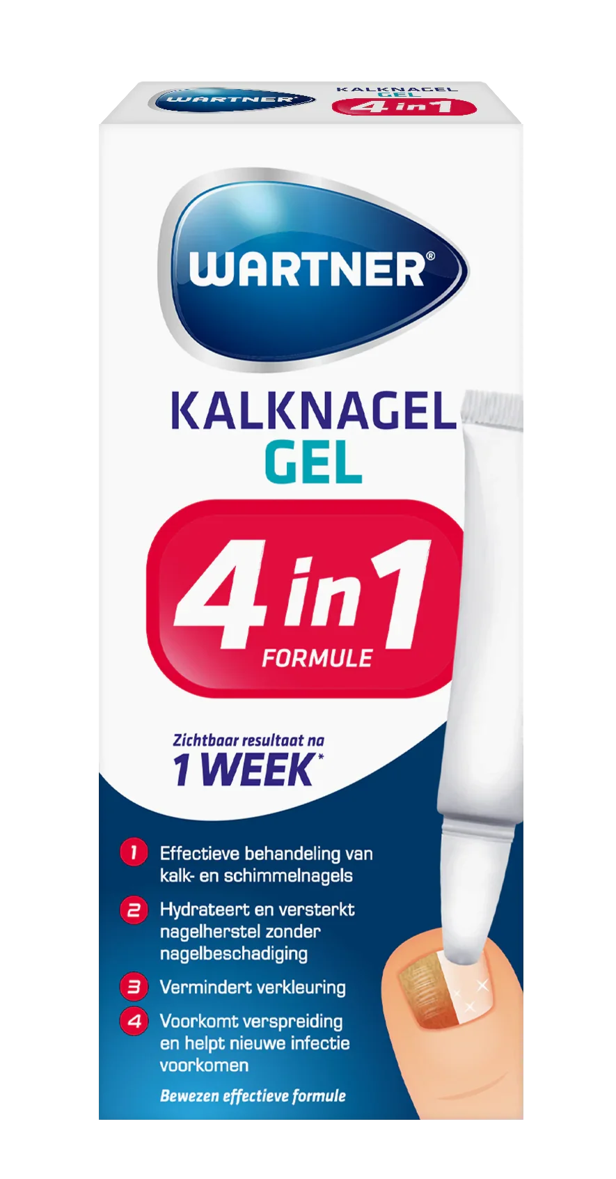Wartner Kalknagelgel 4 in 1 7 Milliliter
