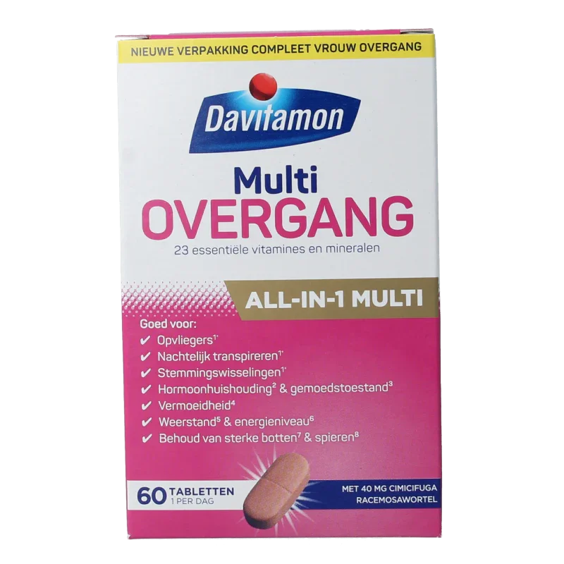 Davitamon Compleet vrouw overgang 60 Tabletten