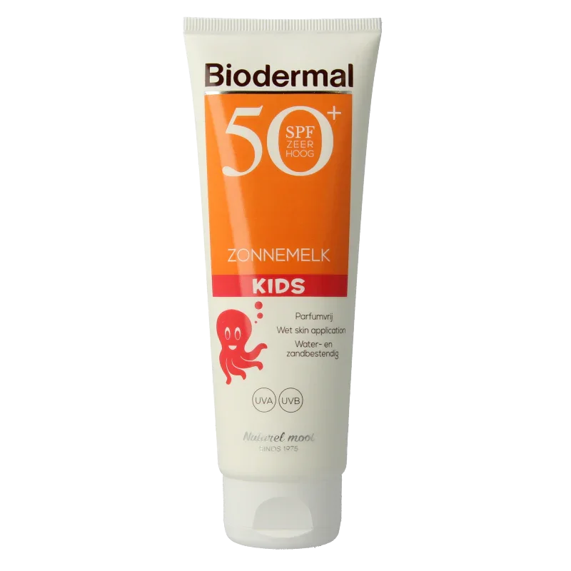 Biodermal Zonnemelk kids SPF50+ 125 Milliliter