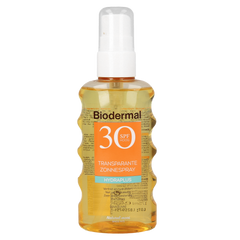 Biodermal Transparantspray hydraplus SPF30 175.00 Milliliter