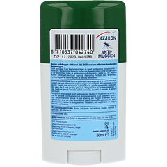Azaron Anti muggen 20% deet stick 50 Milliliter