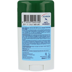 Azaron Anti muggen 20% deet stick 50.00 Milliliter