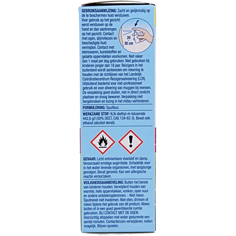 Azaron Anti muggen 50% deet spray 50 Milliliter