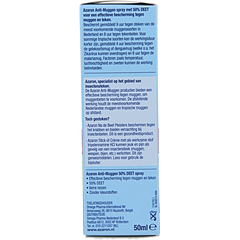 Azaron Anti muggen 50% deet spray 50 Milliliter