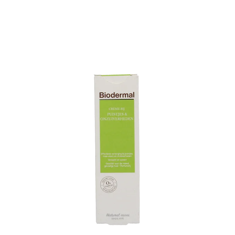 Biodermal Creme bij puistjes en onzuiverheden 30 Milliliter