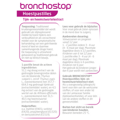 Bronchostop Hoestpastille tijm heemst 20 Stuks