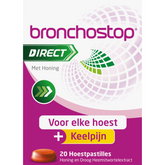 Bronchostop Direct pastilles honing 20.00 Stuks