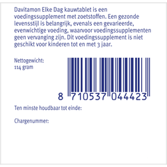 Davitamon Elke dag 60 Kauwtabletten