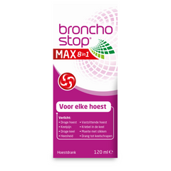 Bronchostop Hoestdrank max 8 in 1 120 Milliliter