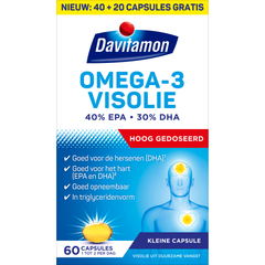 Davitamon Omega 3 visolie 60.00 Capsules