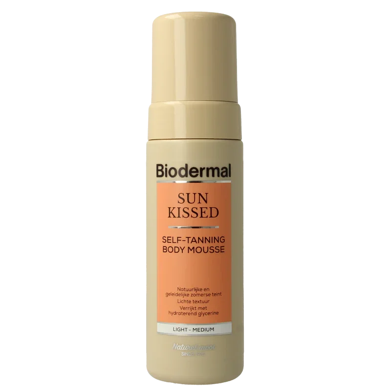 Biodermal Sunkissed self tanning body mousse 200 Milliliter