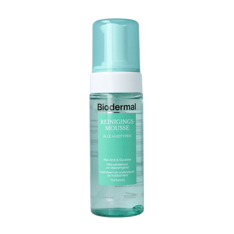 Biodermal Reinigingsmousse alle huidtypen 150.00 Milliliter