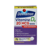 Davitamon Vitamine D 20mg 75 Smelttabletten