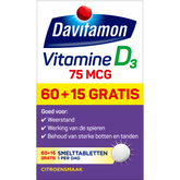 Davitamon Vitamine D3 75mcg 75.00 Smelttabletten