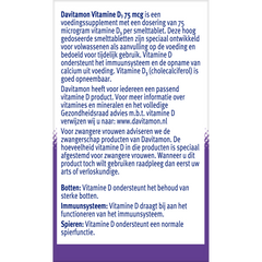 Davitamon Vitamine D3 75mcg 75.00 Smelttabletten