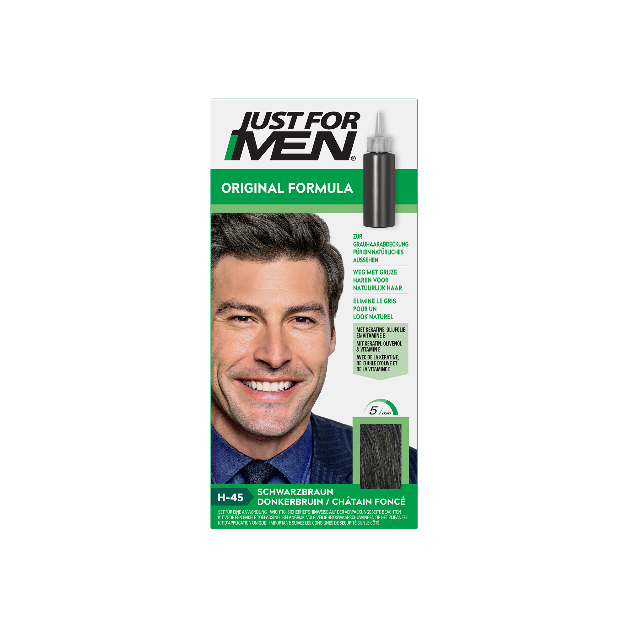 Just For Men Donker bruin H45 1.00 Set