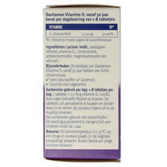 Davitamon Vitamine D 50+ 250.00 Tabletten