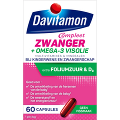 Davitamon Compleet zwanger plus visolie 60 Capsules