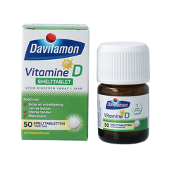 Davitamon Vitamine D kind smelttablet 50 Tabletten