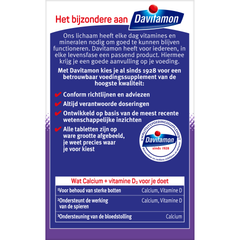 Davitamon Calcium & D3 mint 60.00 Kauwtabletten