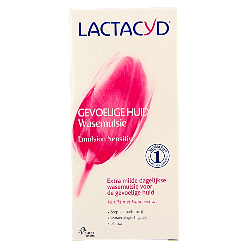 Lactacyd Wasemulsie gevoelige huid 200.00 Milliliter