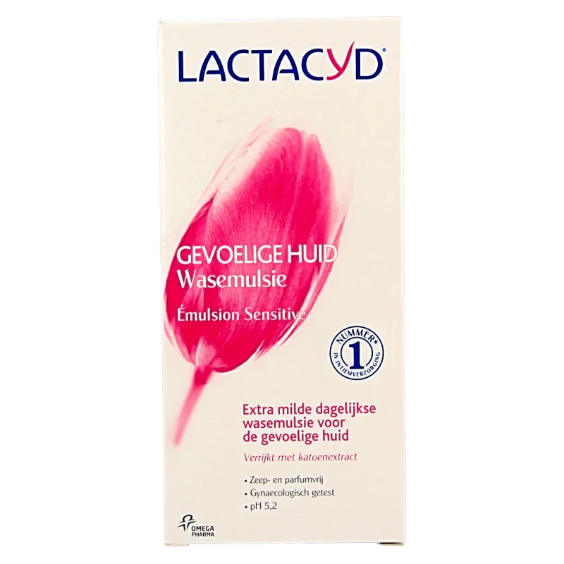 Lactacyd Wasemulsie gevoelige huid 200 Milliliter